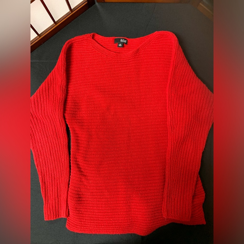 ANA A New Approach Red XS Women’s Sweater Condition Good - Picture 8 of 9